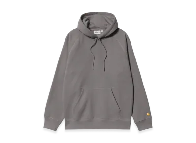 Carhartt WIP Hooded Chase Sweat "Porphyry/Gold"