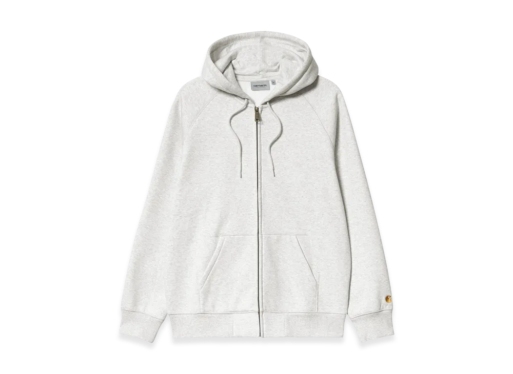 Carhartt WIP Hooded Chase Jacket "Ash Heather/Gold"