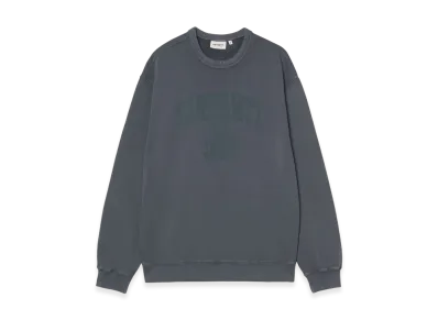 Carhartt WIP Faded Pond Corps Sweat "Deep Night(Heavy Stone Wash)"