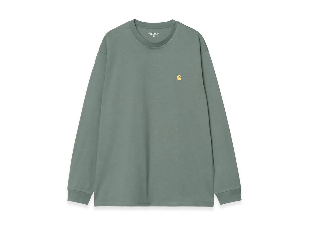 Carhartt WIP L/S Chase T-Shirt "Velvet Green/Gold"