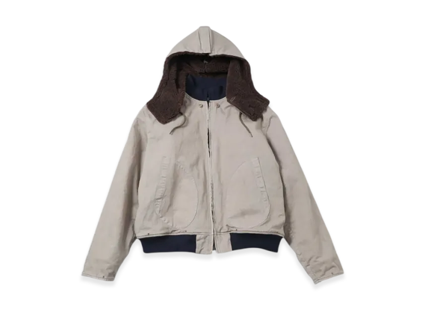 A.PRESSE Vintage WW2 US Navy Deck Hooded Jacket A.PRESSE Vintage WW2 US Navy Deck Hooded Jacket