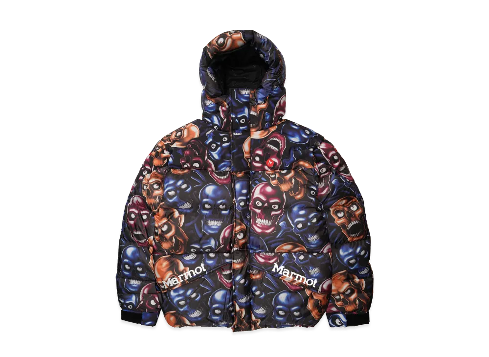 シュプリーム x マーモット 800フィルダウンパーカー "スカルパイル"