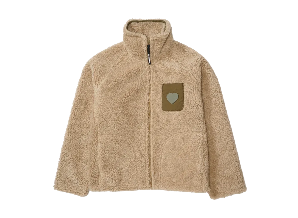 ヒューマンメイド フリースジャケット "ベージュ"