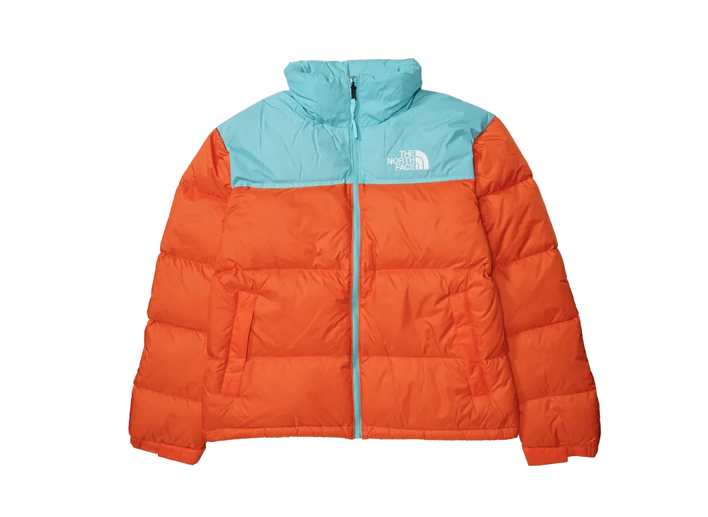 The North Face 1996 Retro Nuptse Jacket (NF0A3C8D) "Red Orange/Transantarctic Blue"