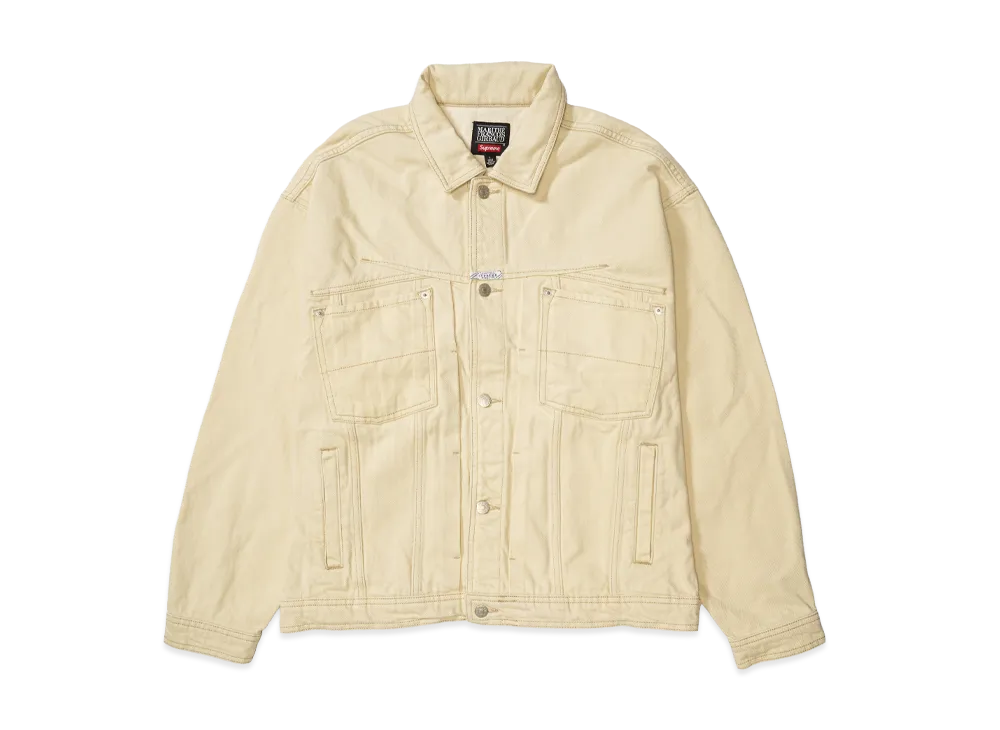 シュプリーム x マリテ + フランソワ ジルボー X-シーム デニム トラッカー ジャケット "ナチュラル"