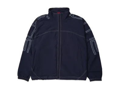 Supreme Spellout Embroidered Track Jacket "Navy"