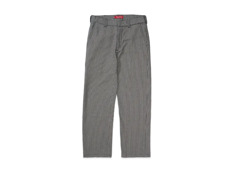 シュプリーム ワーク パンツ "ホワイト ハウンドトゥース"