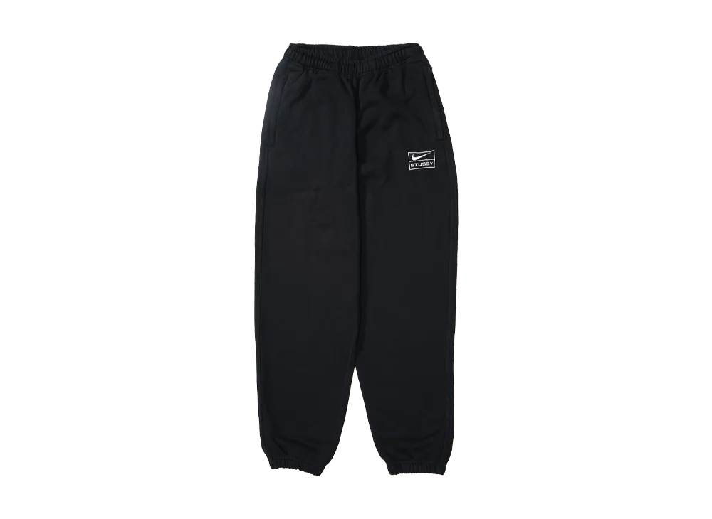 Stussy x Nike Fleece Pant "Black" (Asia Size) FN5236-010