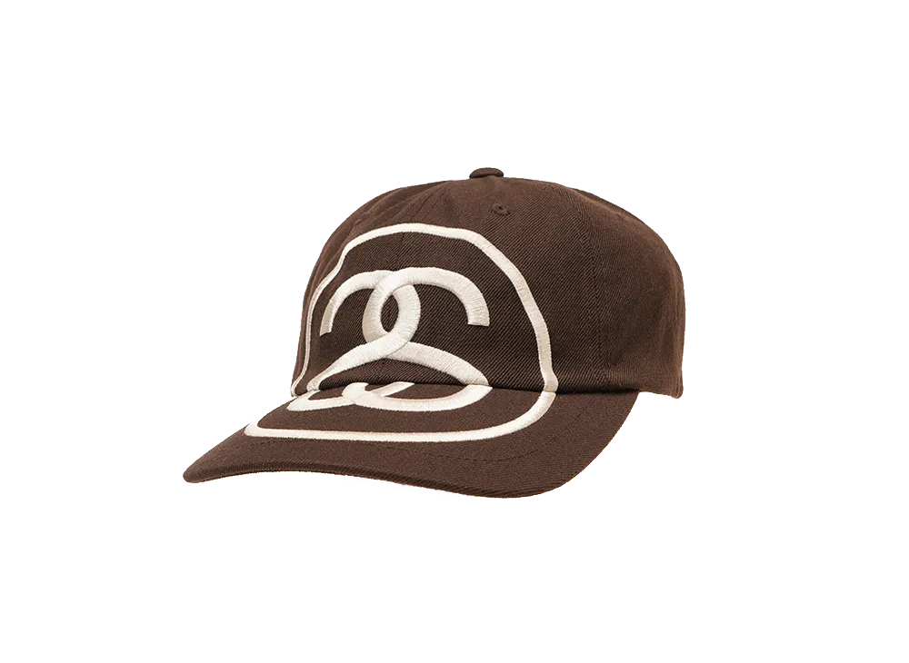 Stussy Low Pro Big Link Snapback "Brown"