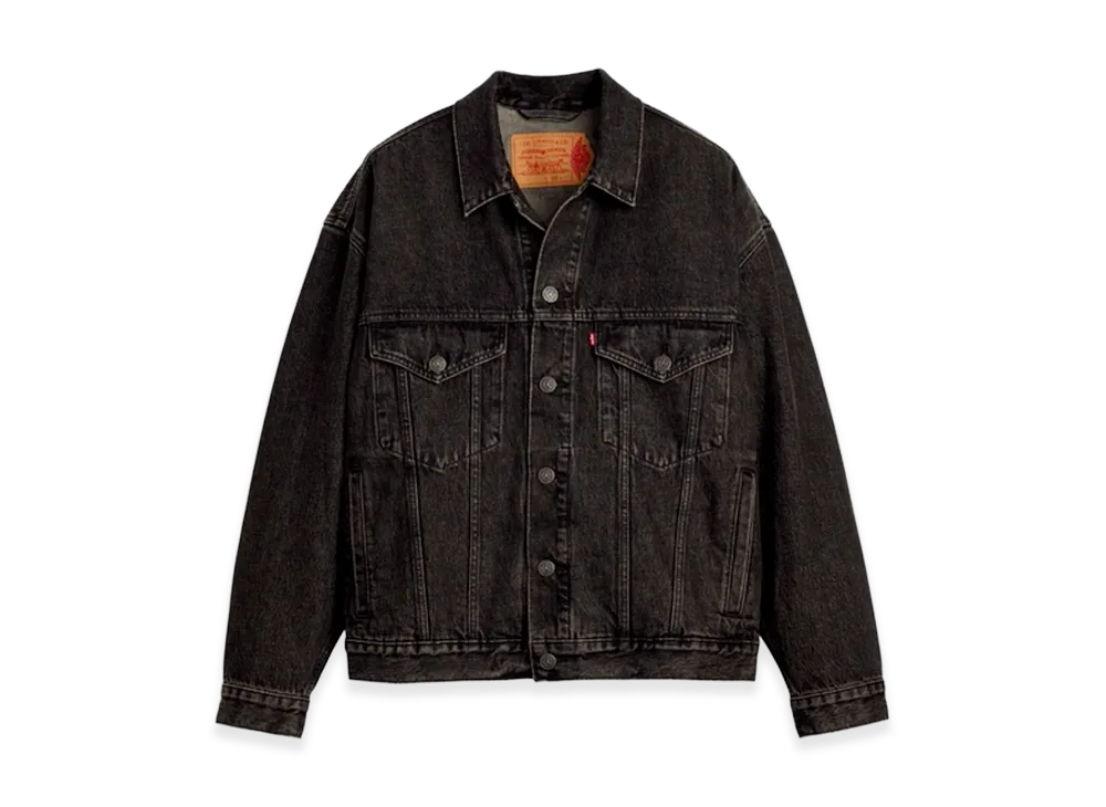 ナイキ ジョーダン x リーバイス タイプ3 デニムトラッカージャケット "ブラックウォッシュ"