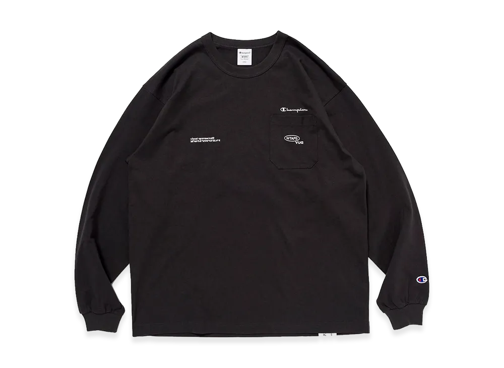 WTAPS x Champion Academy / LS / Cotton "Black"