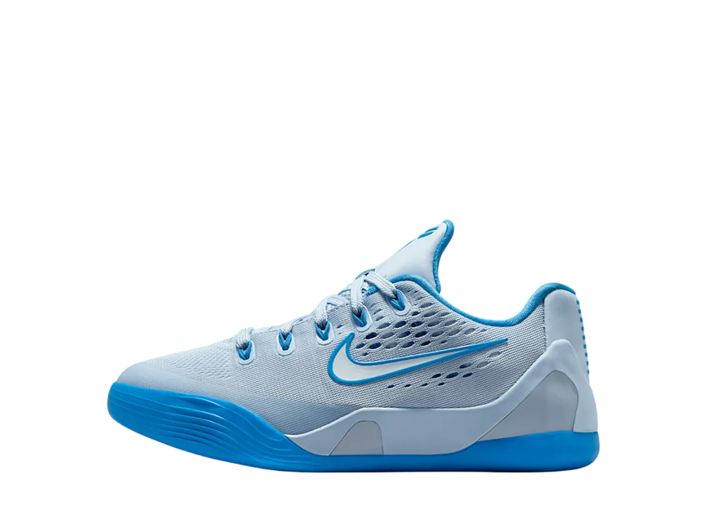 ナイキ GS コービー9 ロー EM "ステッチ/ハイドロジェンブルー" (キッズ)