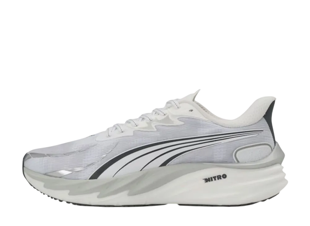 シャルボン × プーマ ヴェロシティ ニトロ4 "プーマホワイト/ストロンググレー/グレイシャルグレー"