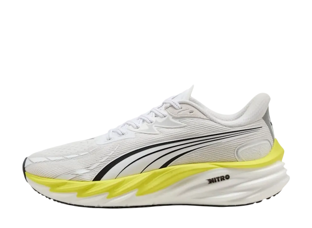 プーマ ヴェロシティ ニトロ4 AP "プーマホワイト/ラックスライム/プーマブラック"