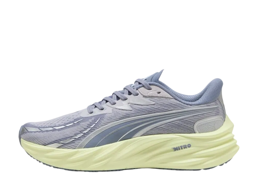 プーマ ヴェロシティ ニトロ4 AP "ヴィブラントシルバー/グレースカイ/アップルスピリッツ"