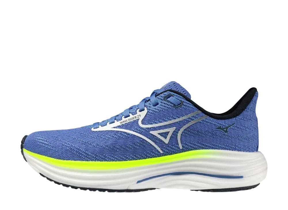 ミズノ ウィメンズ ウエーブライダー29 "ブルー/ホワイト/イエロー"