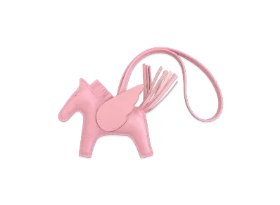 Hermes Rodeo Pegasus PM Charm "Mauve Sylvestre"