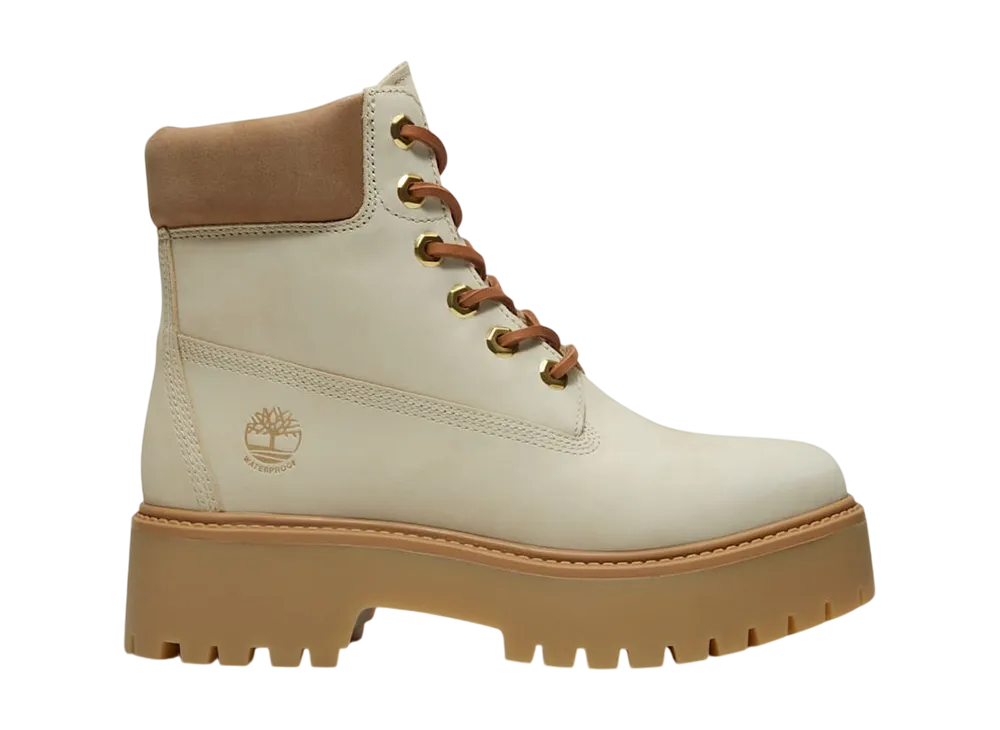 ティンバーランド ウィメンズ ストーン ストリート 6インチ ウォータープルーフ プラットフォーム ブーツ "イヤーオブザホース"