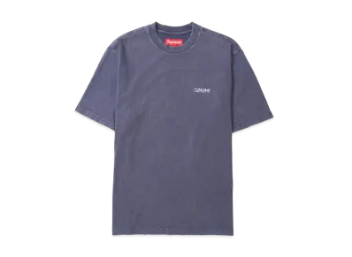 Supreme Washed S/S Top "Navy"