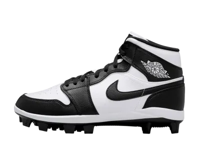 Nike Air Jordan 1 Mid Cleats "Panda"