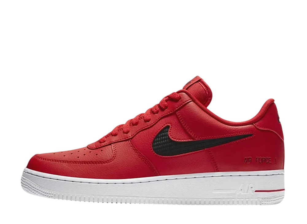 ナイキ エアフォース1 ロー "レッド/ブラック/ホワイト"