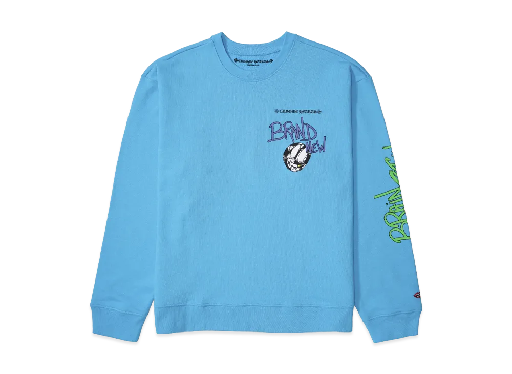 クロムハーツ マッティボーイ ブレイン ニュー クルーネック スウェット "ブルー"