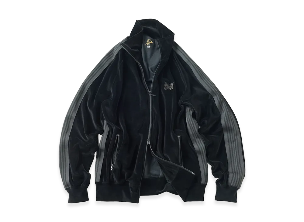NEEDLES x FREAK'S STORE Track Jacket Velour "Black"