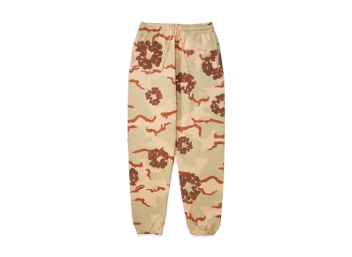 DENIM TEARS Tan Camo Cotton Wreath Sweatpant "Desert Storm Camo"