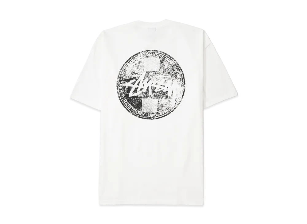 ステューシー ドットスタンプTシャツ "ホワイト" 1905071