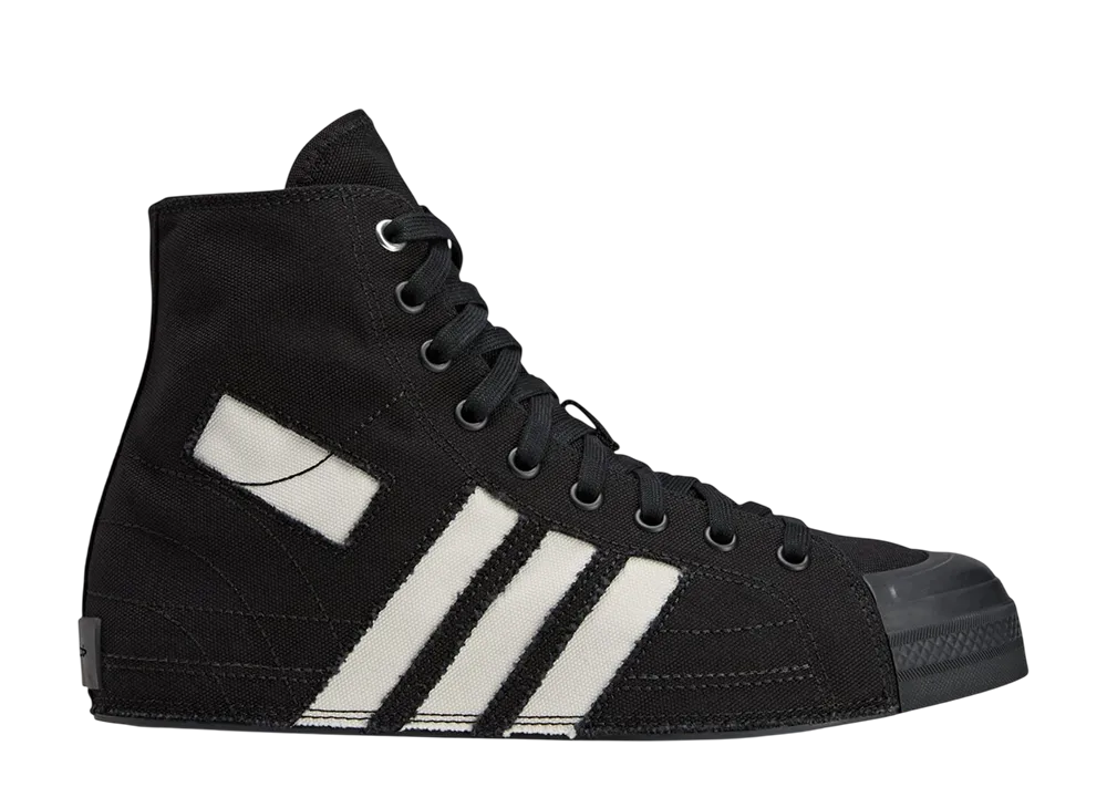 アディダス ワイスリー ニッツァ ハイ "ブラック/オフホワイト"