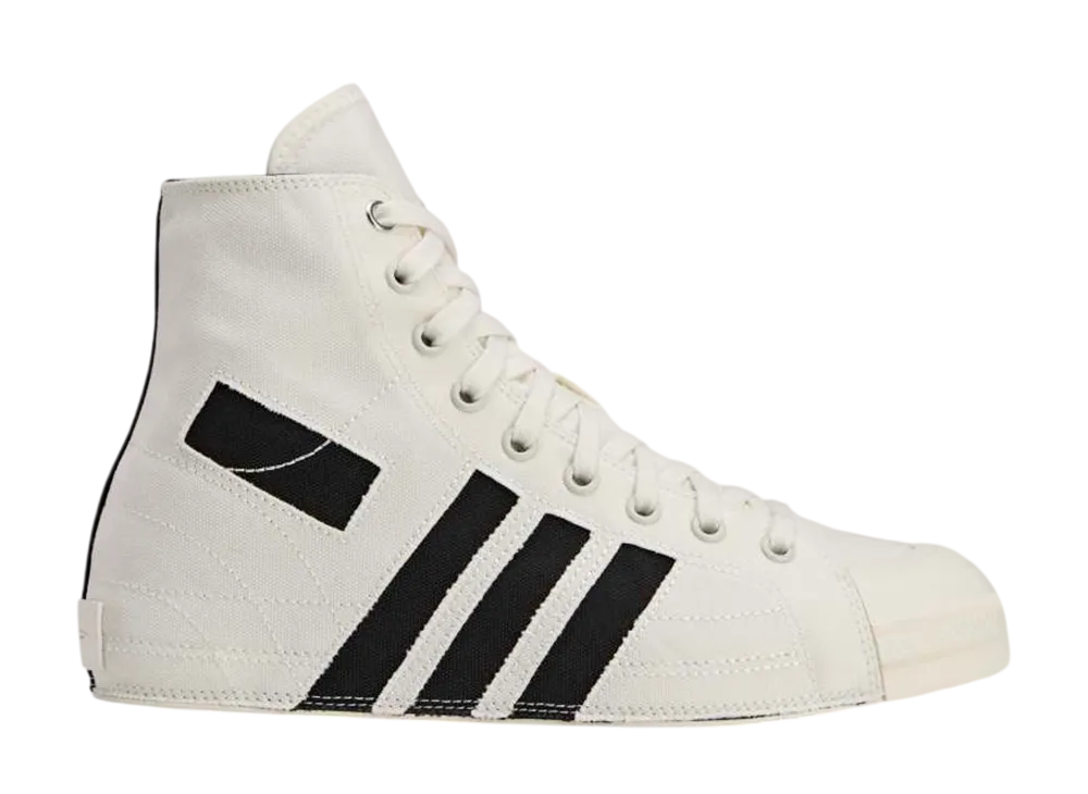 アディダス ワイスリー ニッツァ ハイ "オフホワイト/ブラック"
