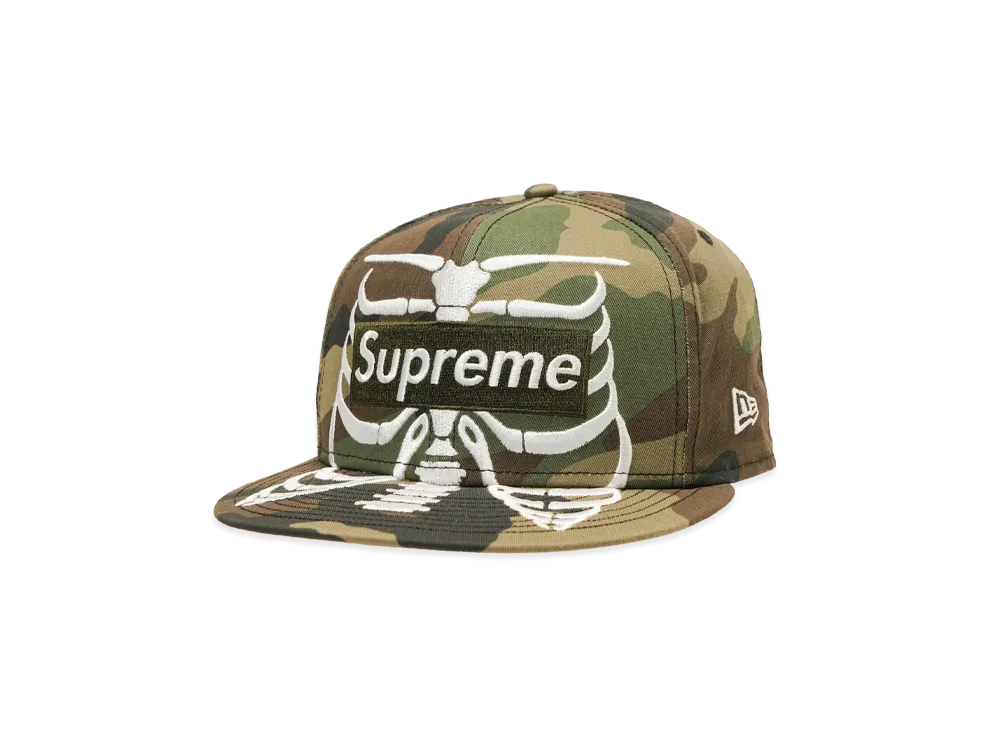 Supreme Bones Box Logo New Era "Camo"