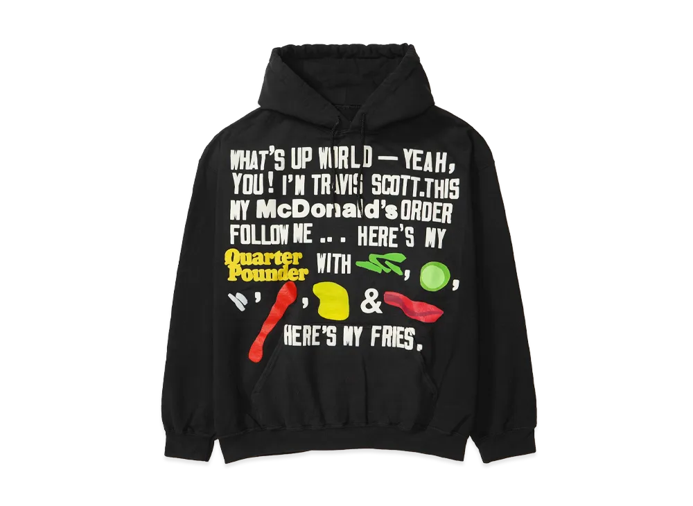 トラヴィススコット カクタスジャック x CPFM 4 CJ スクリプト フーディー "ブラック"