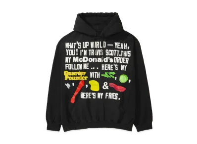 Travis Scott Cactus Jack x CPFM 4 CJ Script Hoodie "Black"