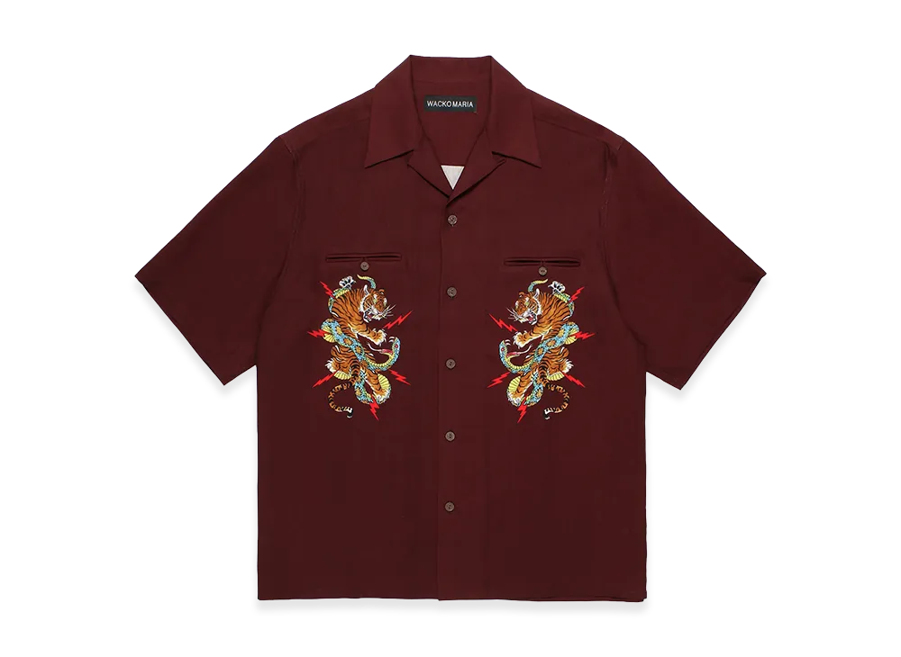 WACKO MARIA Tim Lehi / 50's Open Collar Shirt 