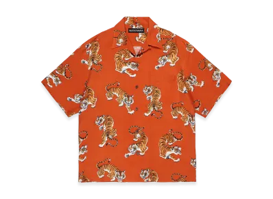WACKO MARIA Tim Lehi / Hawaiian Shirt "Orange"
