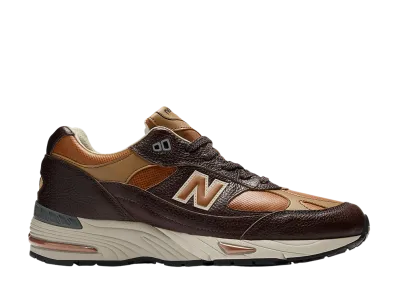 New Balance 991V1 Made in UK "Chocolate Plum/Caramel Cafe"