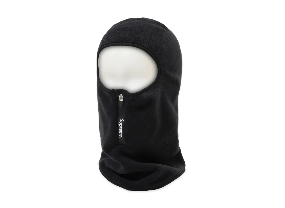 シュプリーム ポーラテック ジップ バラクラバ "ブラック"