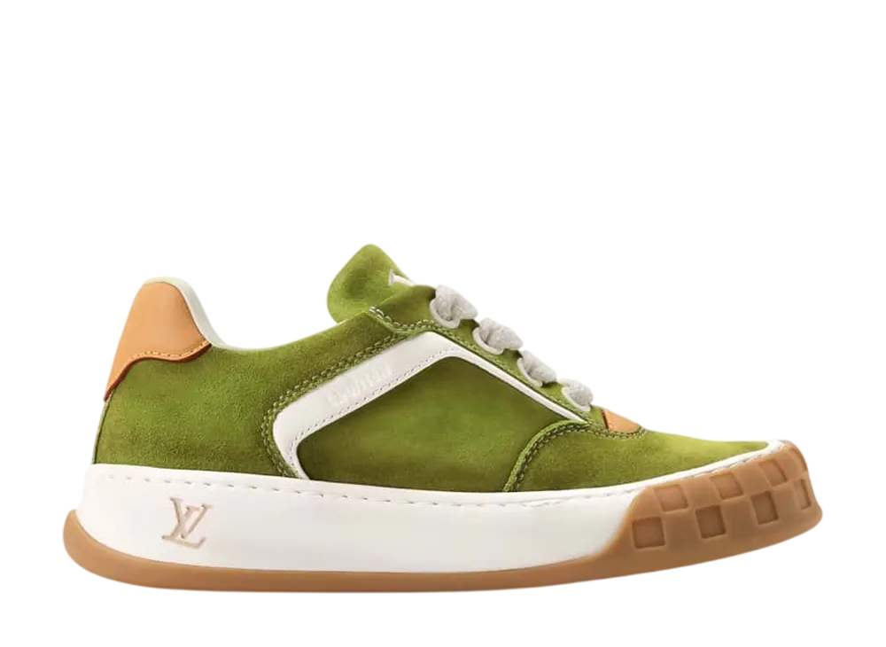 ルイヴィトン LV ティルテッド スニーカー "グリーン"