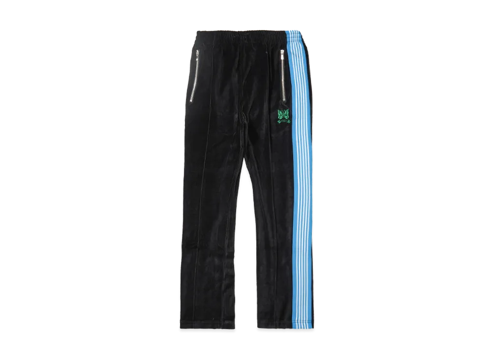 NEEDLES x BREATH Narrow Track Pant - C/PE Velour "Black"