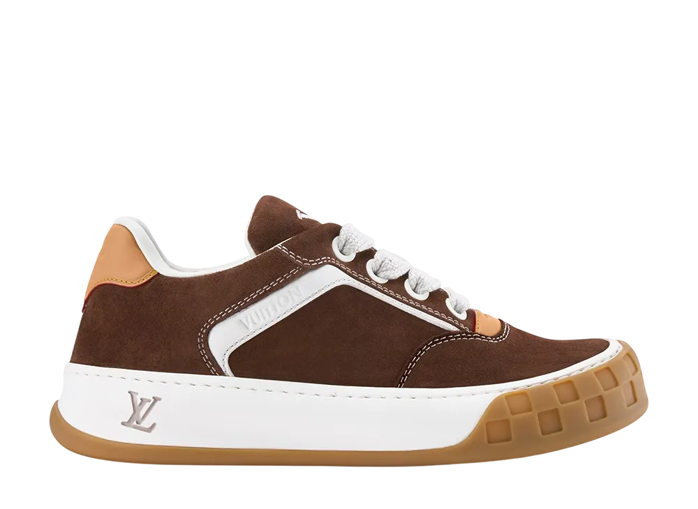 ルイヴィトン LV ティルテッド スニーカー "マロン"