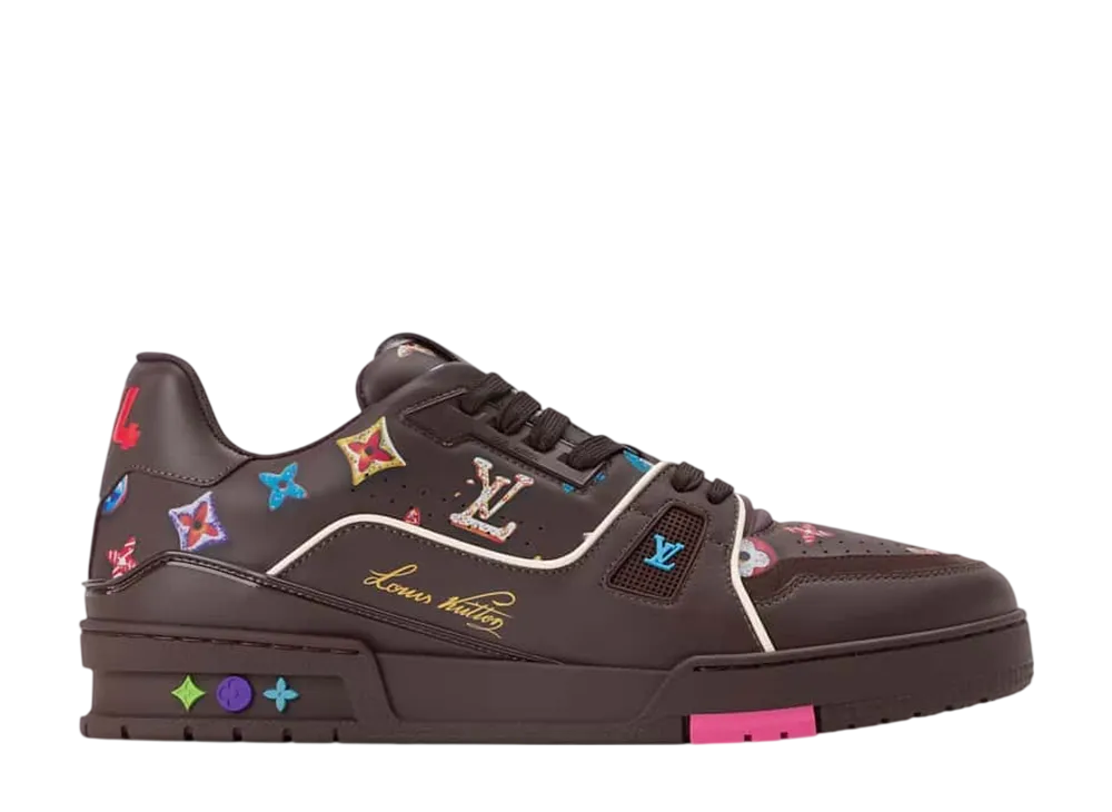 ルイヴィトン LV トレイナー スニーカー "マロン"