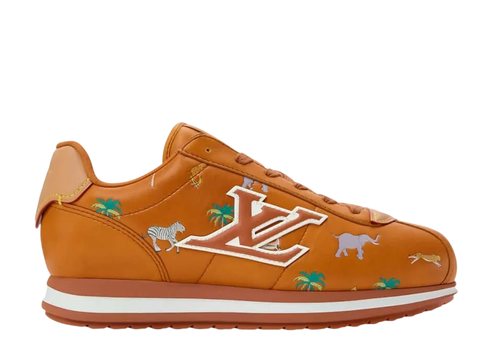 ザ･ダージリン リミテッド × ルイヴィトン LV バターソフト スニーカー "コニャック"