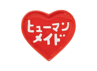 HUMAN MADE x KEIKO SOOTOME Heart Ceramic Tray "Red"