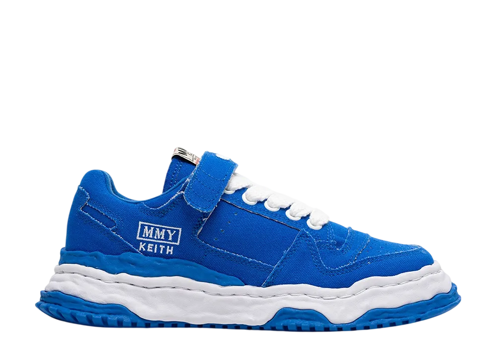 メゾンミハラヤスヒロ キース オリジナルソール キャンバス ローカットスニーカー "CLブルー" (A15FW740)