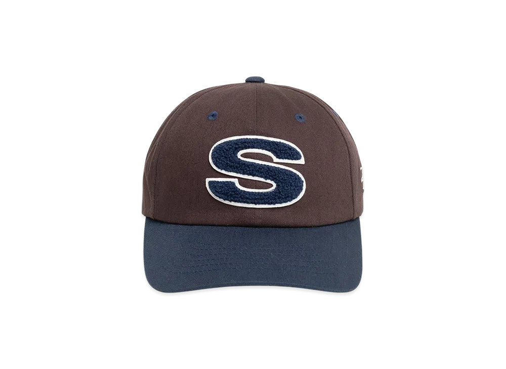 Stussy Low Profile Chenille S Snapback "Dark Brown"