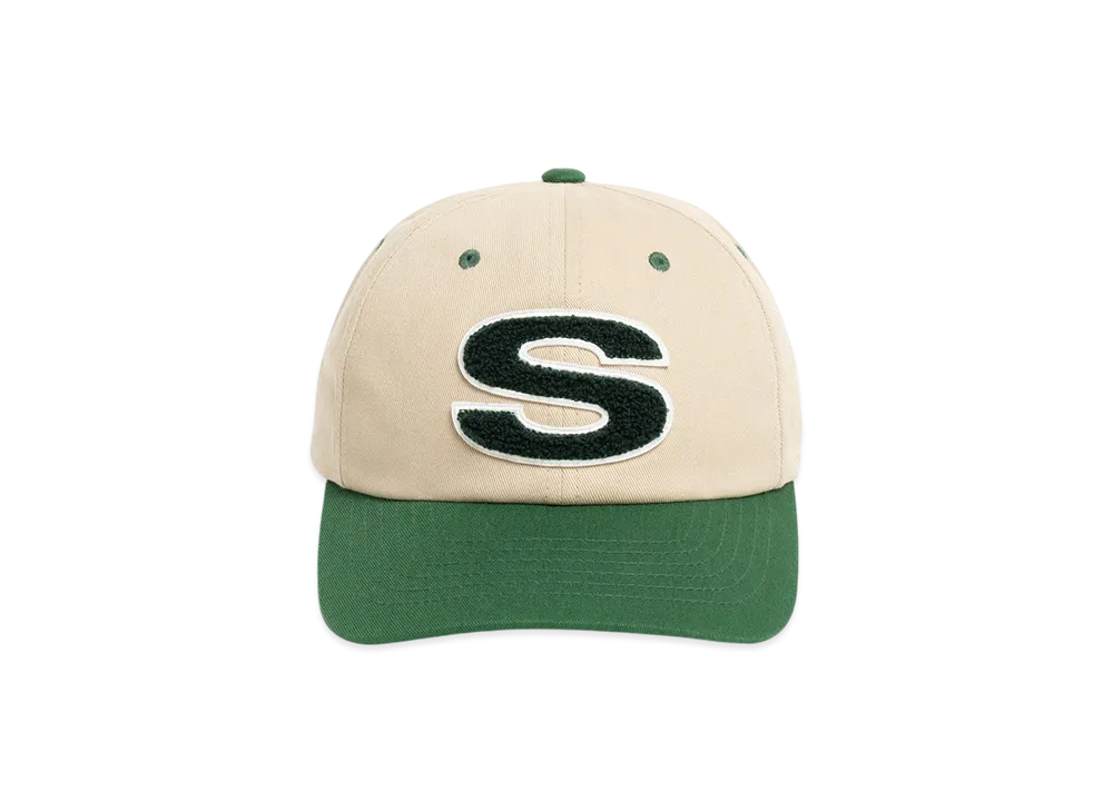 Stussy Low Profile Chenille S Snapback "Sand"