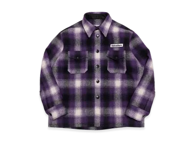 SubCulture Ombre Check Jacket "Purple Check"