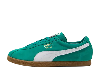 Puma Brasil Leather " Wild Green/PUMA White"