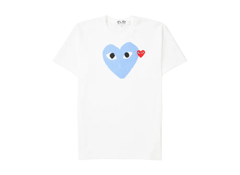 COMME des GARCONS PLAY CDG T-Shirt "Blue"